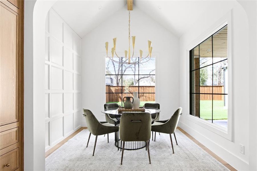 Furnished interior view inside a new home in , Dallas (Image 17).