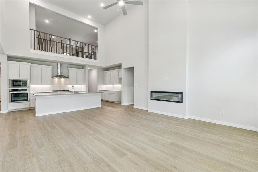Furnished interior view inside a new home in Cross Creek Meadows, Celina (Image 10).