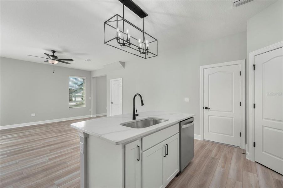 Furnished interior view inside a new home in , Kissimmee (Image 3).