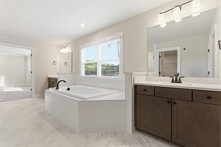 Furnished interior view inside a new home in Ford Landing, Acworth (Image 5).