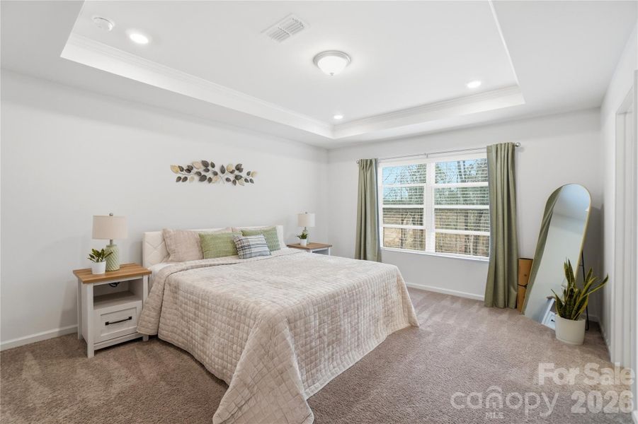 Furnished interior view inside a new home in , Monroe (Image 10).