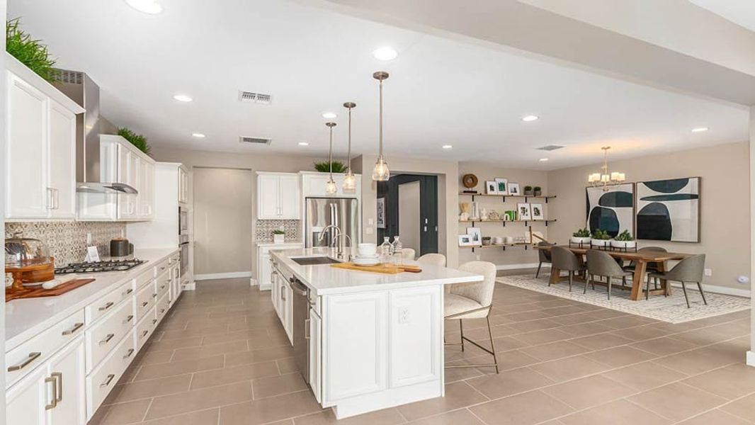 Representative furnished interior of a home built from the Redwood by Taylor Morrison in Paradisi Encore Collection, Surprise (Image 11).