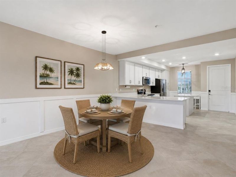 Furnished interior view inside a new home in , Punta Gorda (Image 6).