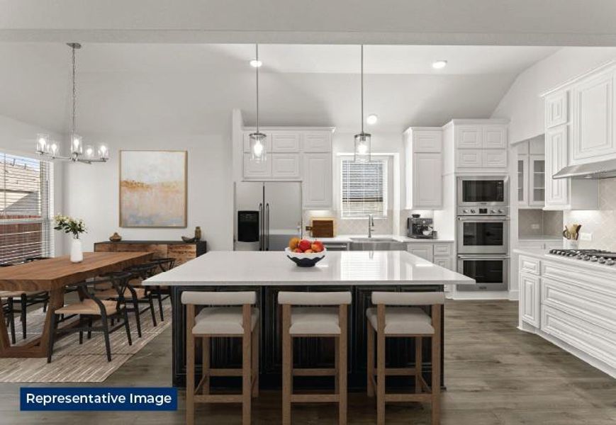 Furnished interior view inside a new home in Marine Creek Ranch, Fort Worth (Image 11).
