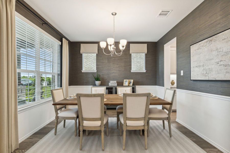 Dining Room | Concept 3106 at Redden Farms - Classic Series in Midlothian, TX by Landsea Homes