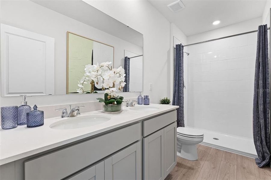 Furnished interior view inside a new home in Nona West, Orlando (Image 13).