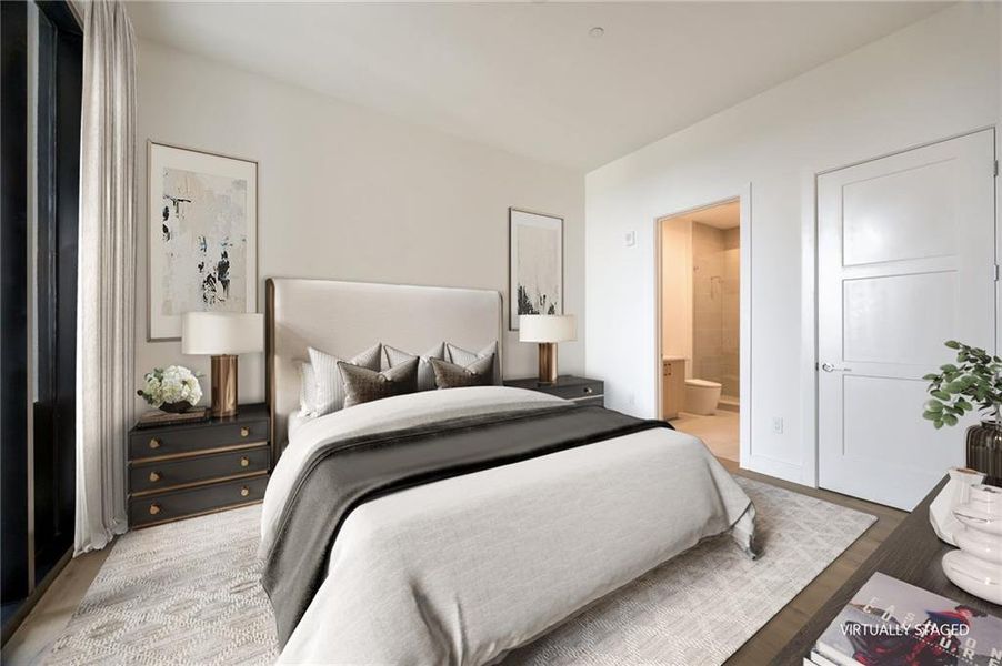 Furnished interior view inside a new home in The Dillon Buckhead, Atlanta (Image 16).