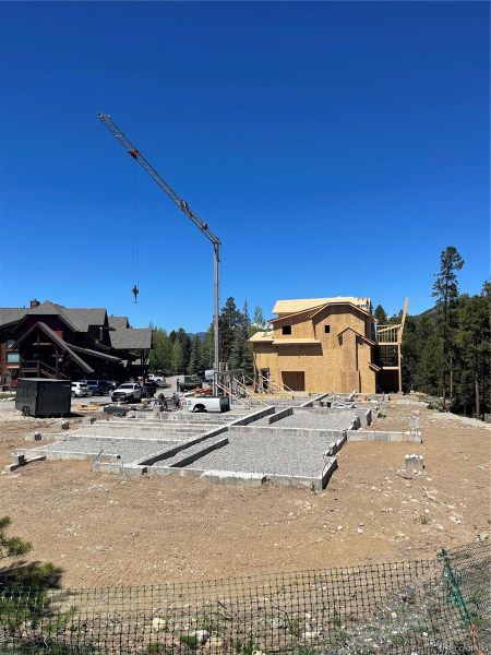 In-progress construction of a new home in , Keystone, CO (Image 25). In-progress construction of a new home in , Keystone, CO (Image 25).