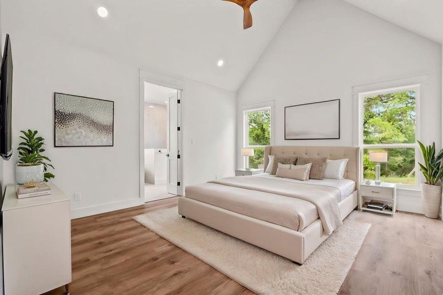 Furnished interior view inside a new home in , Weatherford (Image 25).