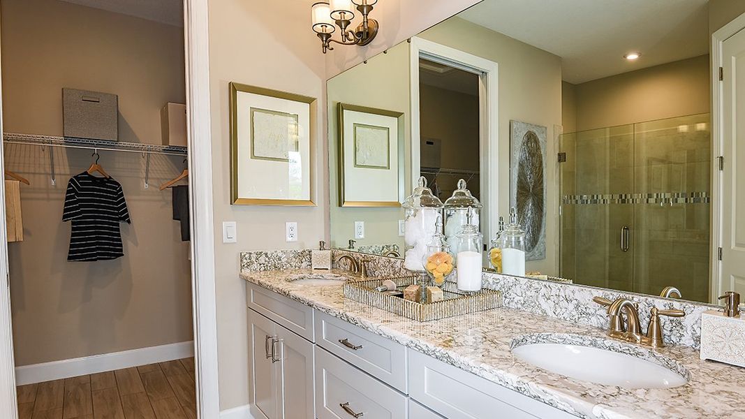 Representative furnished interior of a home built from the Roma by Taylor Morrison in Esplanade at Azario Lakewood Ranch, Lakewood Ranch (Image 11).