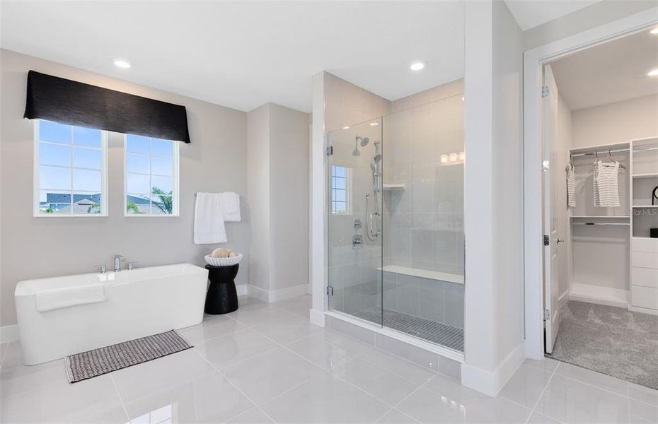 Furnished interior view inside a new home in Parkside Trails, Clermont (Image 43). Furnished interior view inside a new home in Parkside Trails, Clermont (Image 43).