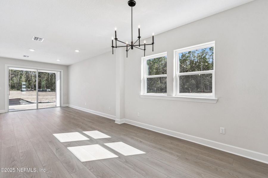 Spacious, unfurnished interior of a new home in Evergreen Island at Silverleaf - Classic, St. Augustine (Image 25). Spacious, unfurnished interior of a new home in Evergreen Island at Silverleaf - Classic, St. Augustine (Image 25).