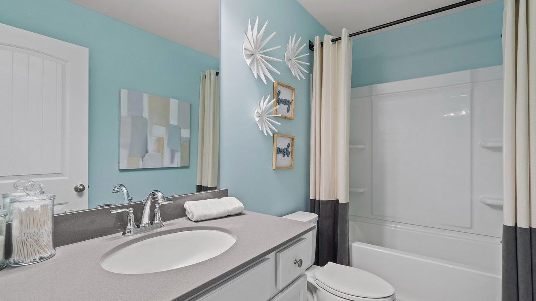 Furnished interior view inside a new home in Enclave at Evergreen, Fairburn (Image 22). Furnished interior view inside a new home in Enclave at Evergreen, Fairburn (Image 22).