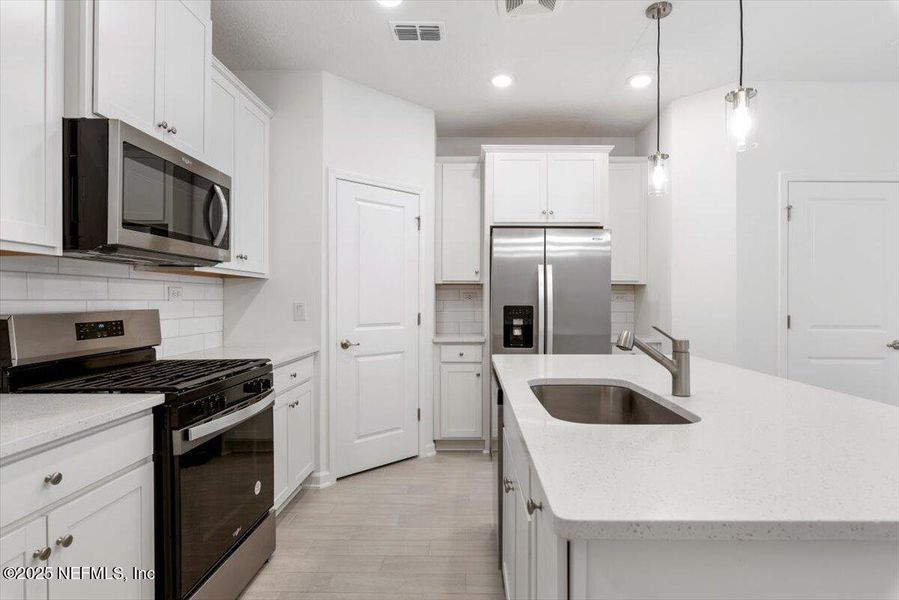 Furnished interior view inside a new home in Brandon Lakes at Silver Landing, St. Augustine (Image 9). Furnished interior view inside a new home in Brandon Lakes at Silver Landing, St. Augustine (Image 9).