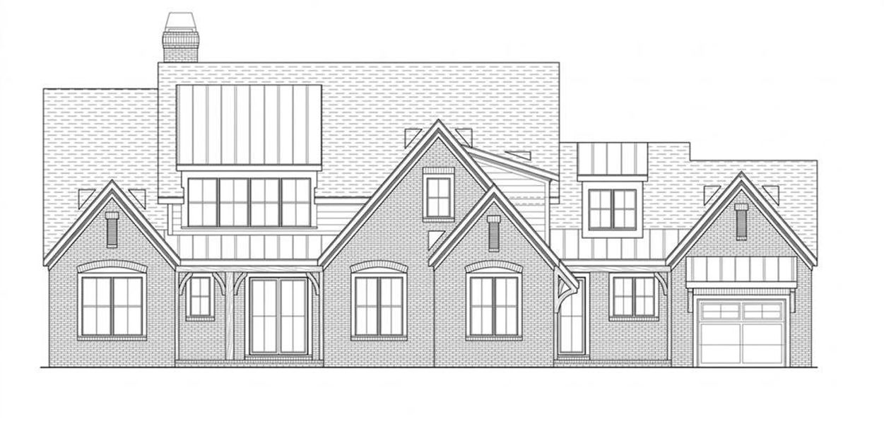 Exterior rendering of this home design in , Acworth, GA (Image 3).