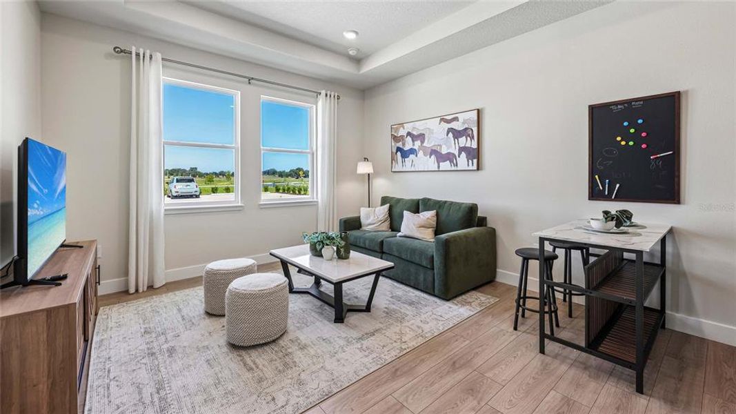 Furnished interior view inside a new home in Buchanan Trails, Newberry (Image 25).