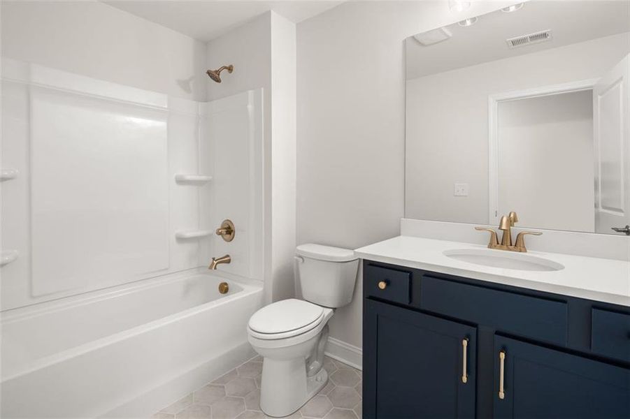 Furnished interior view inside a new home in Soleil Summit Chase, Snellville (Image 7).