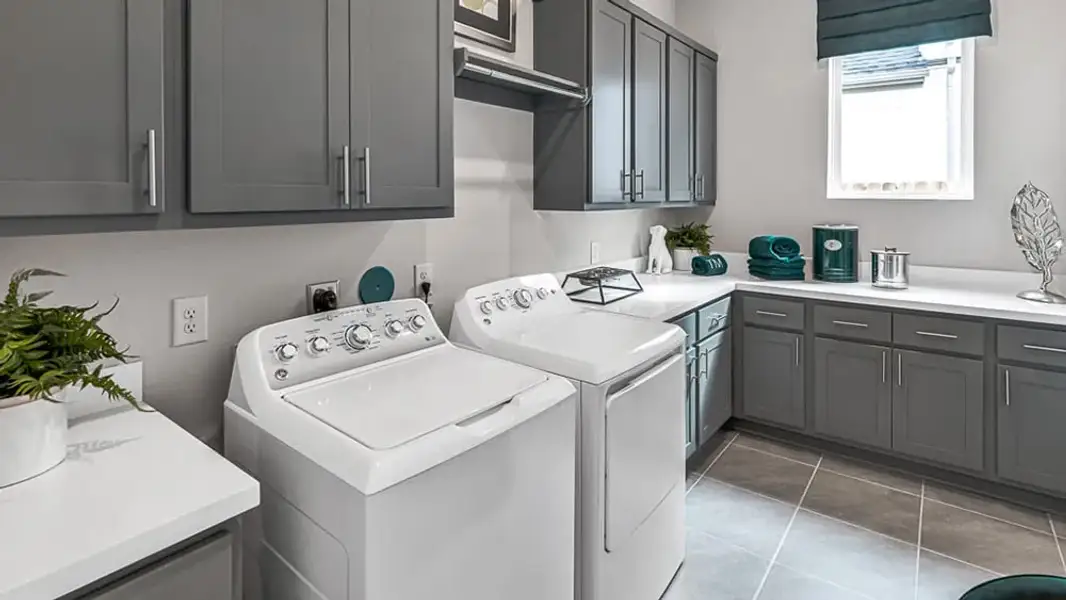 Furnished interior view inside a new home in Avalon at Cypress, Cypress (Image 15).