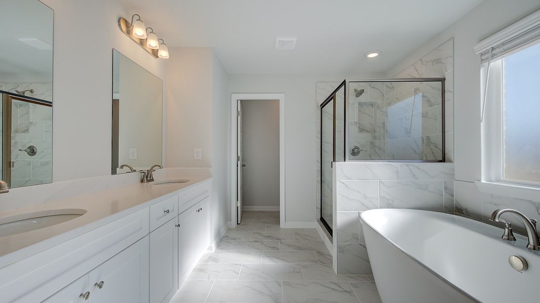 Furnished interior view inside a new home in Westwind Estates, Hampton (Image 26).