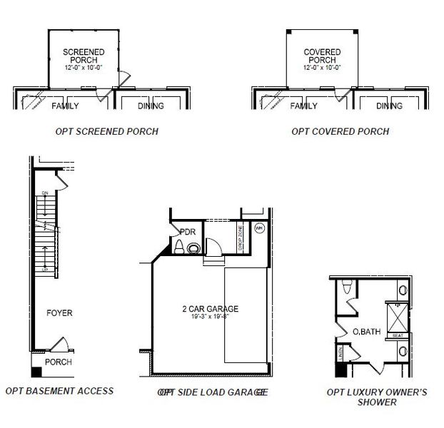 2D floor plan layout for the DORSET by D.R. Horton in Sycamore Cove, Woodruff, SC (Image 4). 2D floor plan layout for the DORSET by D.R. Horton in Sycamore Cove, Woodruff, SC (Image 4).