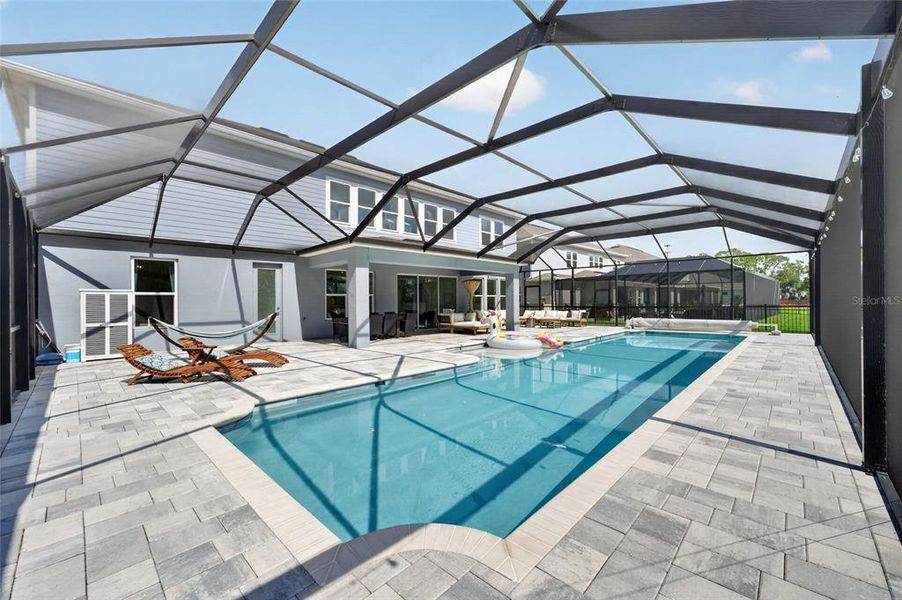 Exterior details and patio area of a home in , Wesley Chapel (Image 29). Exterior details and patio area of a home in , Wesley Chapel (Image 29).