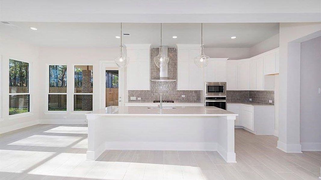 Furnished interior view inside a new home in Lakeside at Tessera, Lago Vista (Image 5).