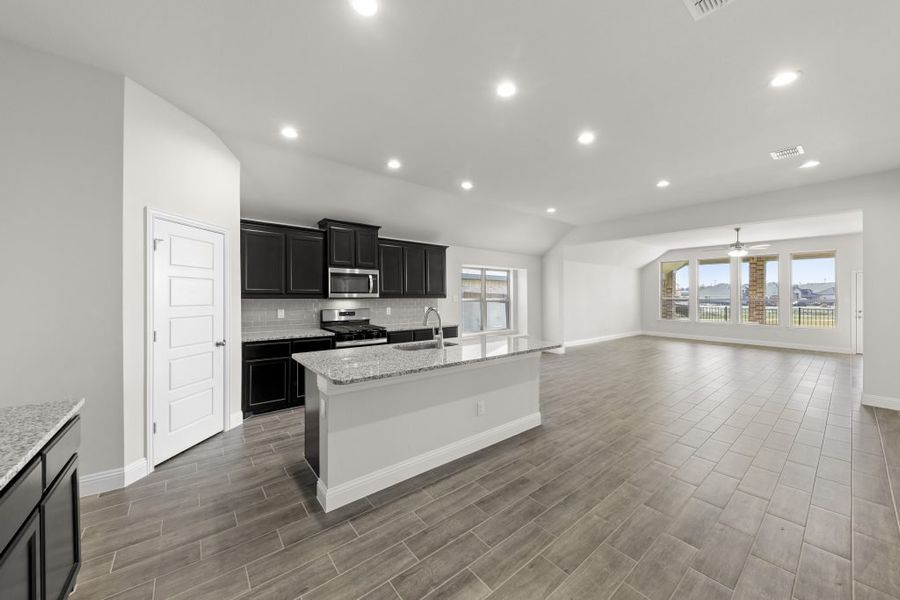 Representative exterior photo of a completed home built from the Kingston by Impression Homes in Arcadia Trails, Balch Springs, TX (Image 9).