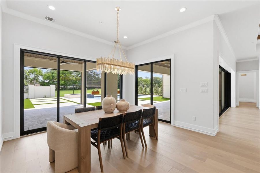 Furnished interior view inside a new home in , Bartonville (Image 7).
