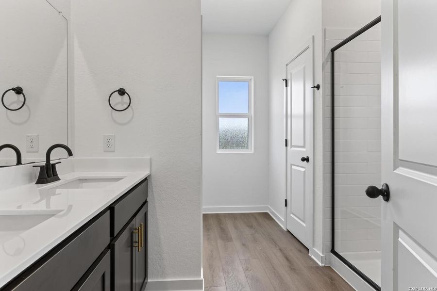 Furnished interior view inside a new home in The Wilder, Adkins (Image 6).