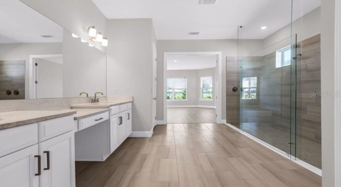 Furnished interior view inside a new home in Esplanade at Starling, Punta Gorda (Image 10). Furnished interior view inside a new home in Esplanade at Starling, Punta Gorda (Image 10).