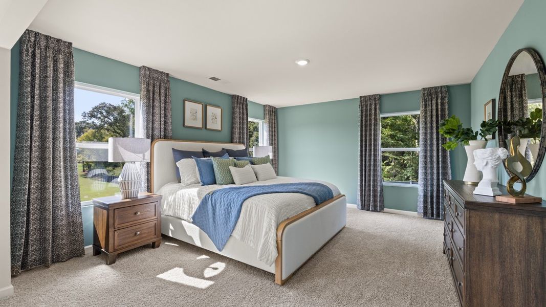 Representative furnished interior of a home built from the Halton by D.R. Horton in Jackson Landing, Jefferson (Image 48).