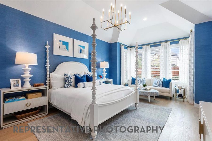 Furnished interior view inside a new home in StarView, Prosper (Image 13).