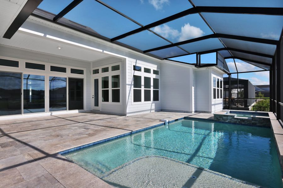 Representative exterior details of a home built from the Stella by Riverside Homes in Hidden Creek at SilverLeaf, St. Augustine (Image 35).