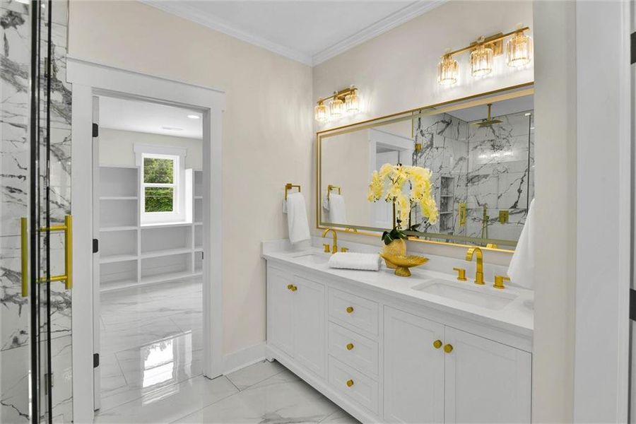 Furnished interior view inside a new home in , Snellville (Image 18).