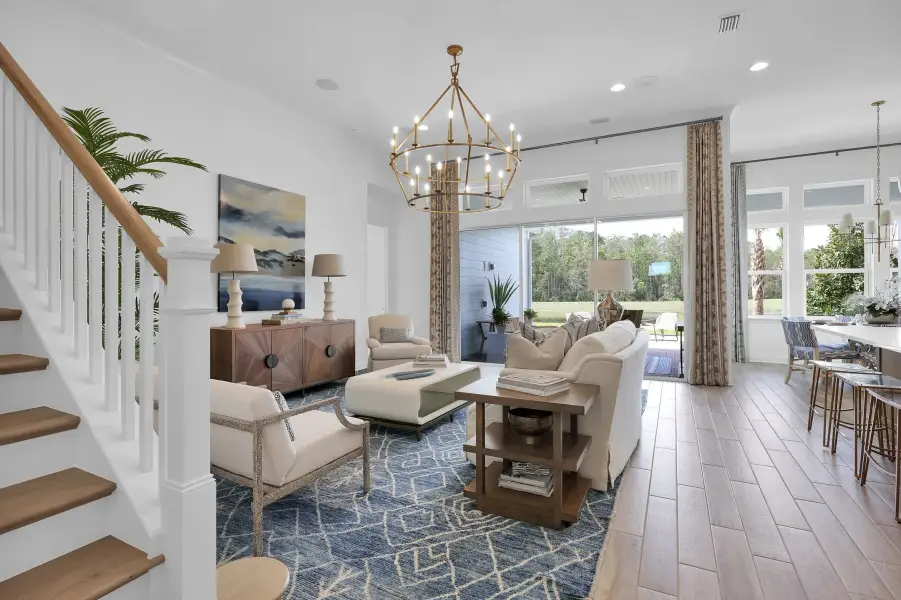 Representative furnished interior of a home built from the Sawyer by Riverside Homes in Sagebrush at EverRange, Jacksonville (Image 46).