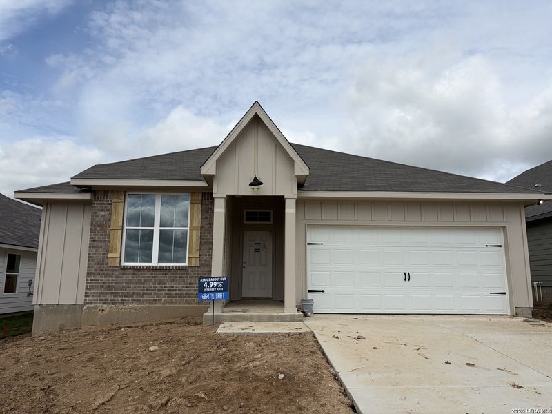 In-progress construction of a new home in Arroyo Ranch, Seguin, TX (Image 11).