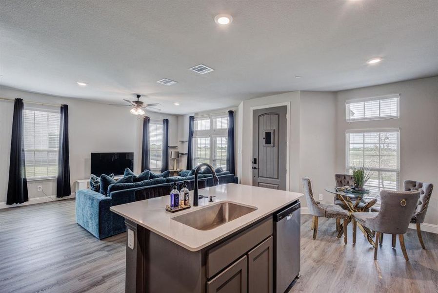 Furnished interior view inside a new home in , Rowlett (Image 4).