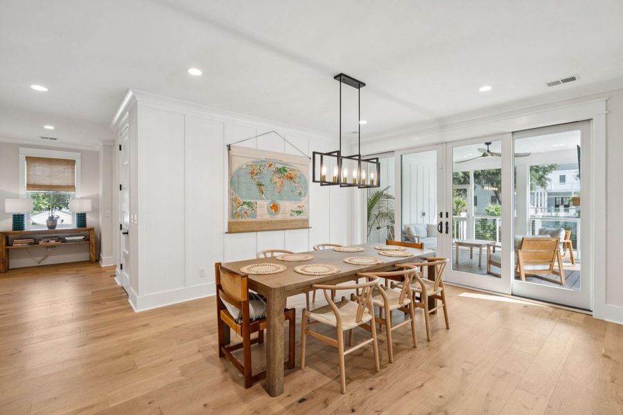 Furnished interior view inside a new home in , Isle Of Palms (Image 16).
