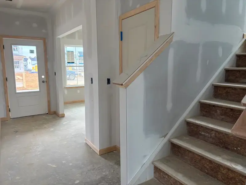 Foyer featuring the AW Collection® Harmony - A refined welcome with soft light and style.