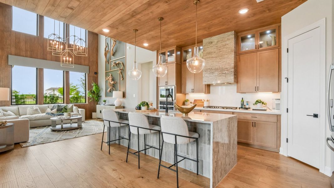 Representative furnished interior of a home built from the Elm by DRB Homes in Devine Landing, Leander (Image 9). Representative furnished interior of a home built from the Elm by DRB Homes in Devine Landing, Leander (Image 9).