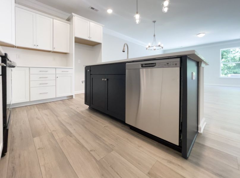 Furnished interior view inside a new home in Fairview Village Townhomes, Simpsonville (Image 7). Furnished interior view inside a new home in Fairview Village Townhomes, Simpsonville (Image 7).