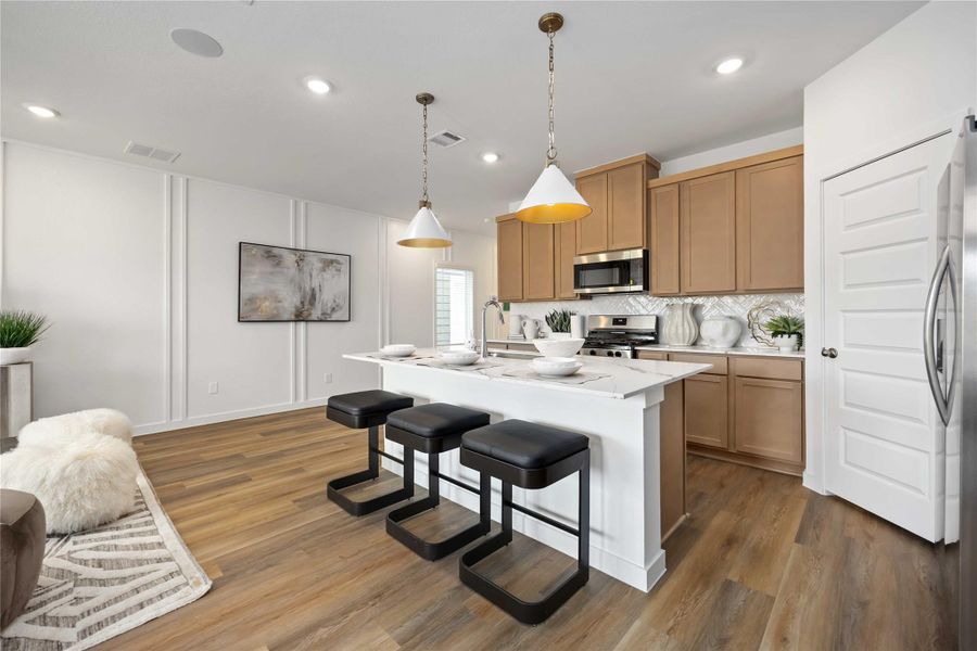 Furnished interior view inside a new home in Pinehaven, Houston (Image 19). Furnished interior view inside a new home in Pinehaven, Houston (Image 19).