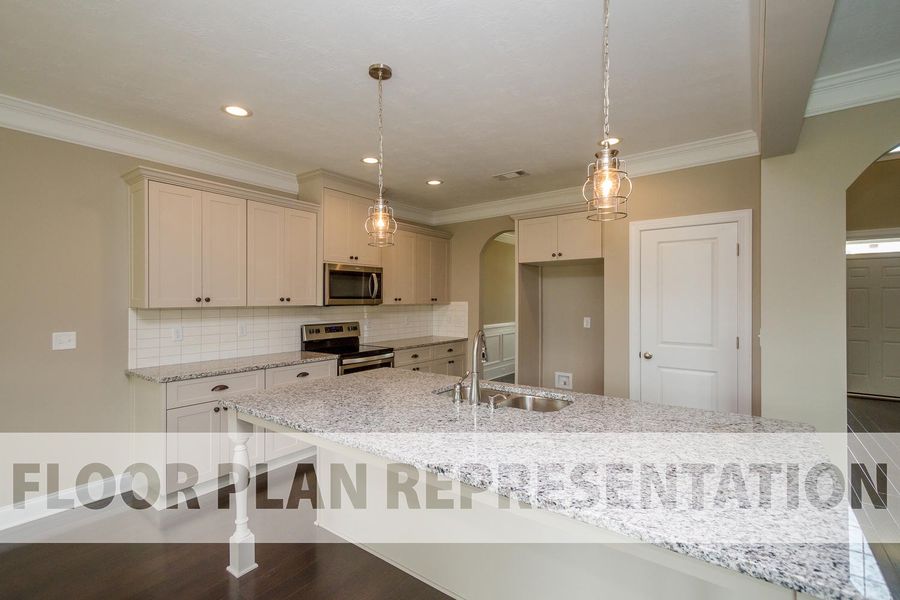 Representative furnished interior of a home built from the Dublin by Ivey Homes in Tillery Park, Grovetown (Image 6).