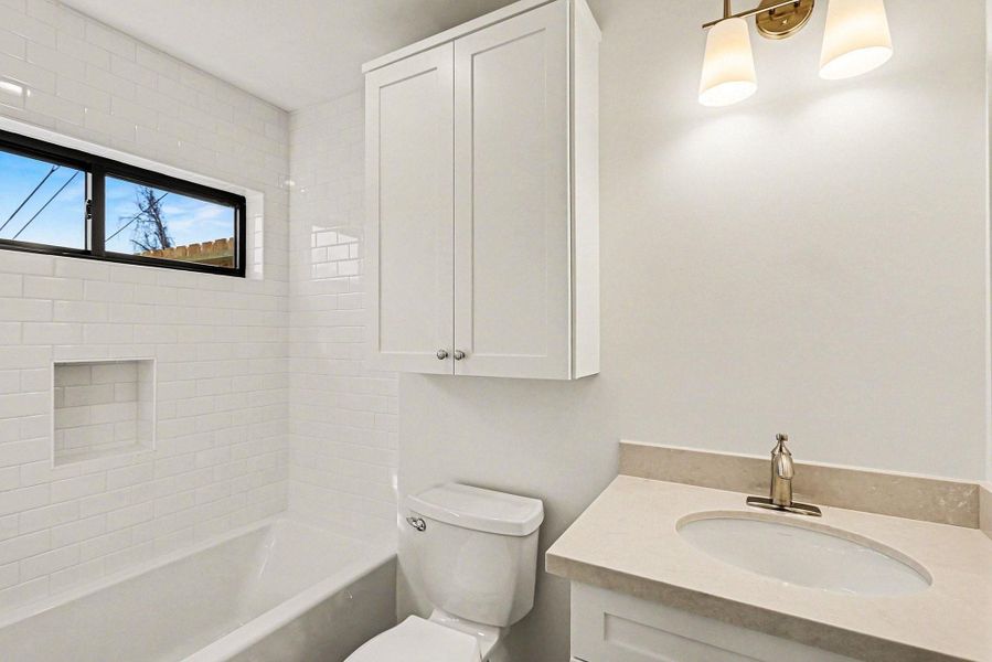 Furnished interior view inside a new home in , Houston (Image 8).