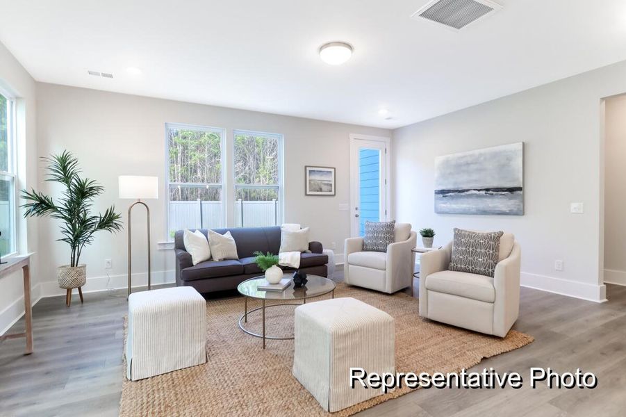 Furnished interior view inside a new home in , Ravenel (Image 7).