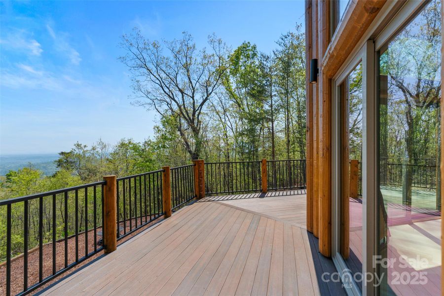 Main level wrap around deck