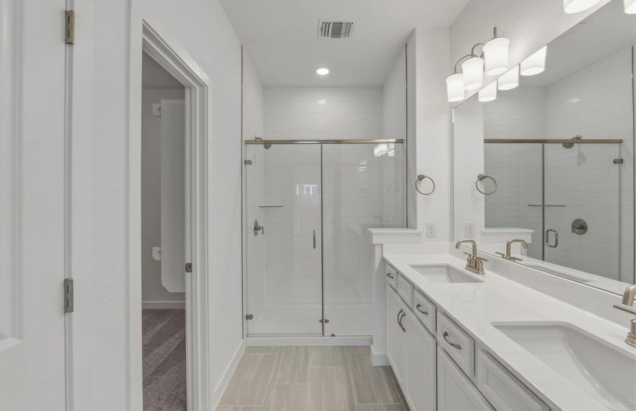 Furnished interior view inside a new home in Santa Rita Ranch, Liberty Hill (Image 7).