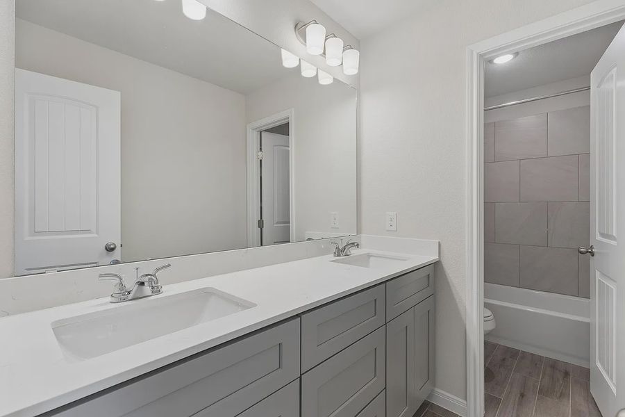Furnished interior view inside a new home in Butler Farms, Liberty Hill (Image 13).