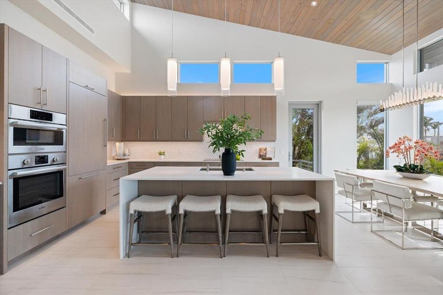 Furnished interior view inside a new home in , Longboat Key (Image 63).