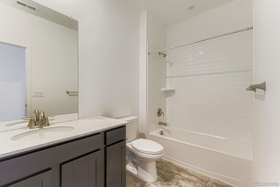 Furnished interior view inside a new home in , Centennial (Image 7).